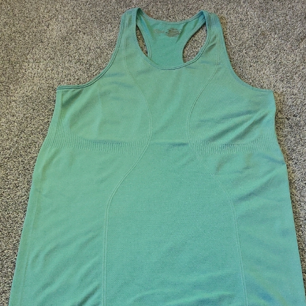 ZYIA Green Sleeveless Tank Top Athletic Style